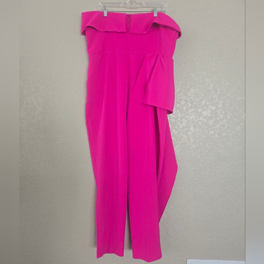 NWOT, NY&C Strapless Pink Jumpsuit XL - Picture 5 of 13